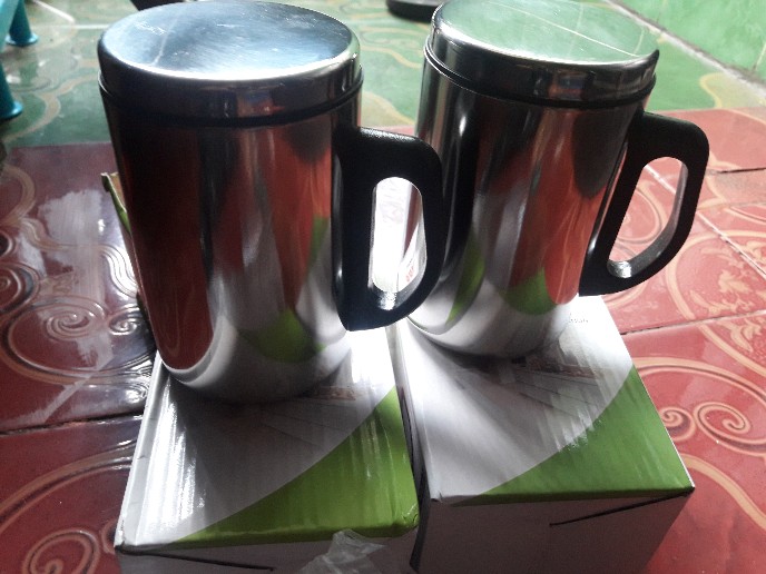 Mug Gelas Vacuum Cup Stainless Steel 350 Ml