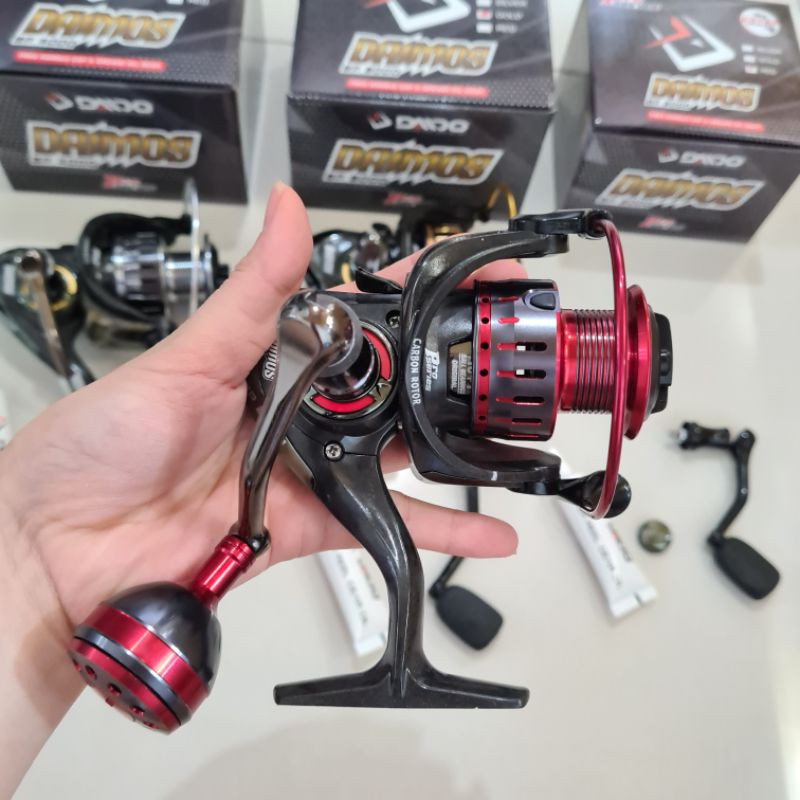 reel daido daimos pro series 2000 3000 4000 6000 power handle bonus handle dan gear oil