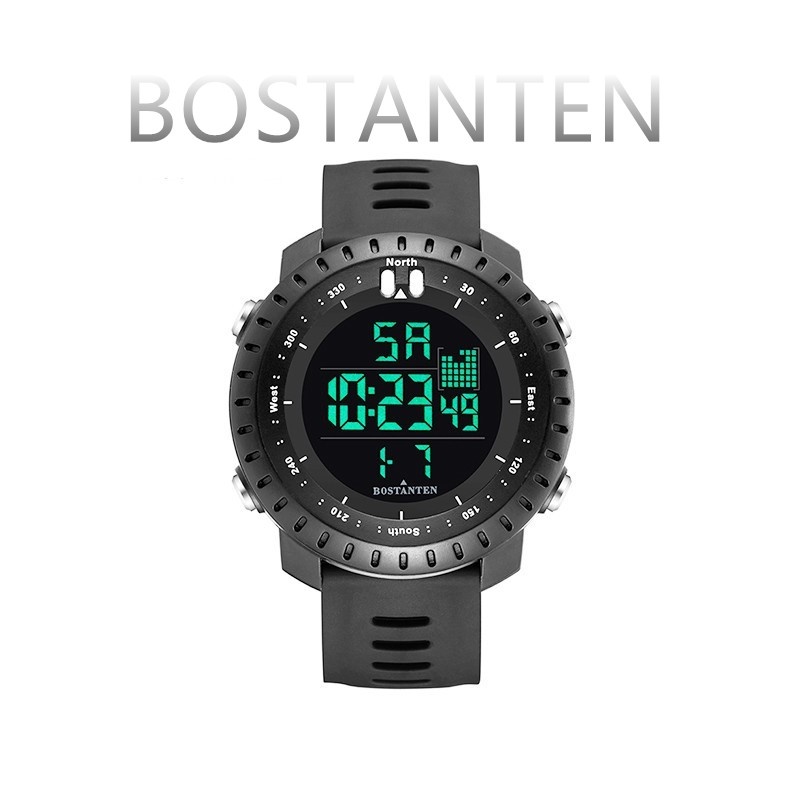 Bostanten Jam Tangan Pria Jam Tangan Digital Tahan Air Pria Baru BL7192082K