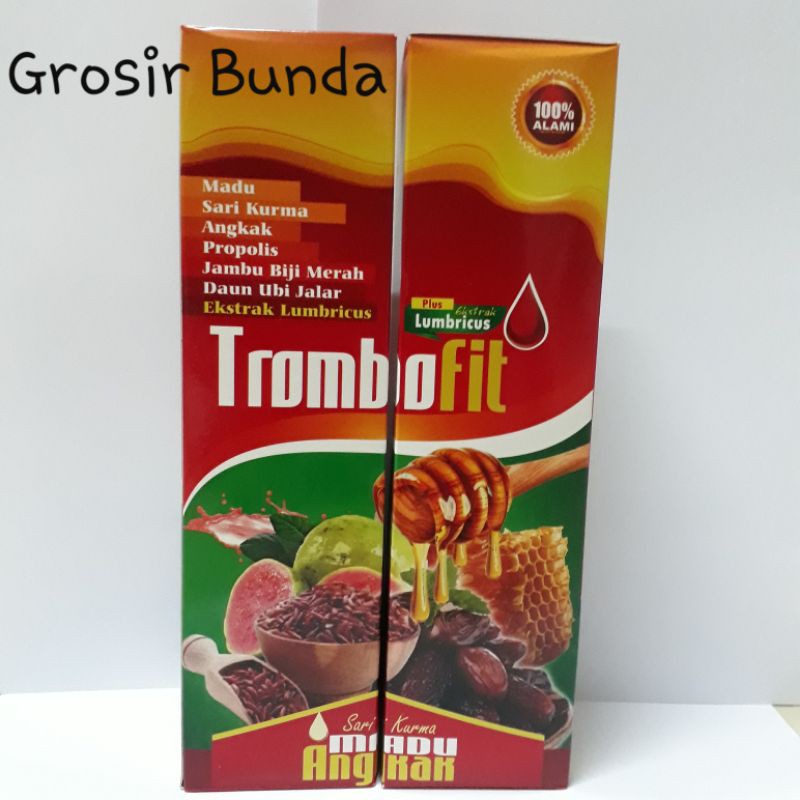 

TROMBOFIT Original Trombosit DBD Sari Kurma Madu Angkak Jambu Biji