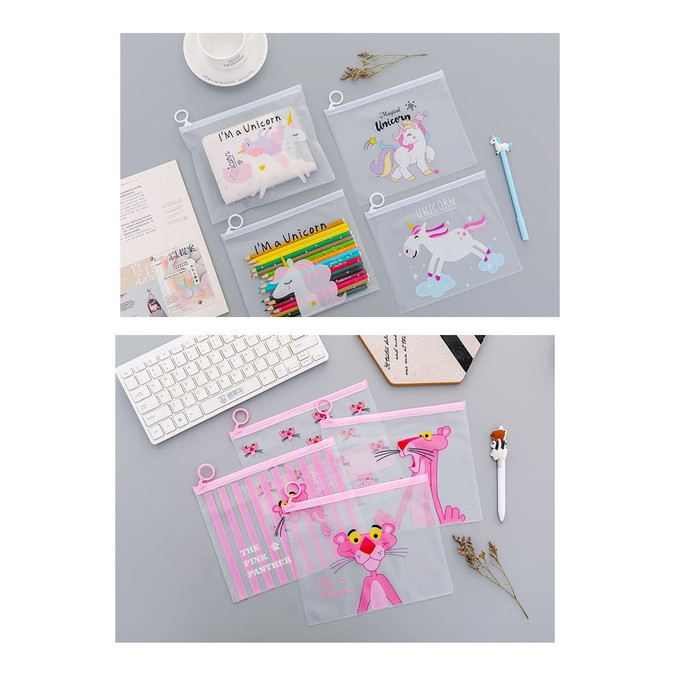 

PF07 Unicorn and Panther A5 Stationery File Folder / Tempat Pensil - unicorn satu