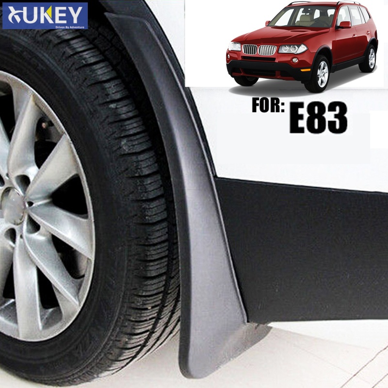 1 Set Mud Flap Pelindung Splash Untuk Fender Depanbelakang Mobil BMW X3 E83 2007 2008 2009 2010