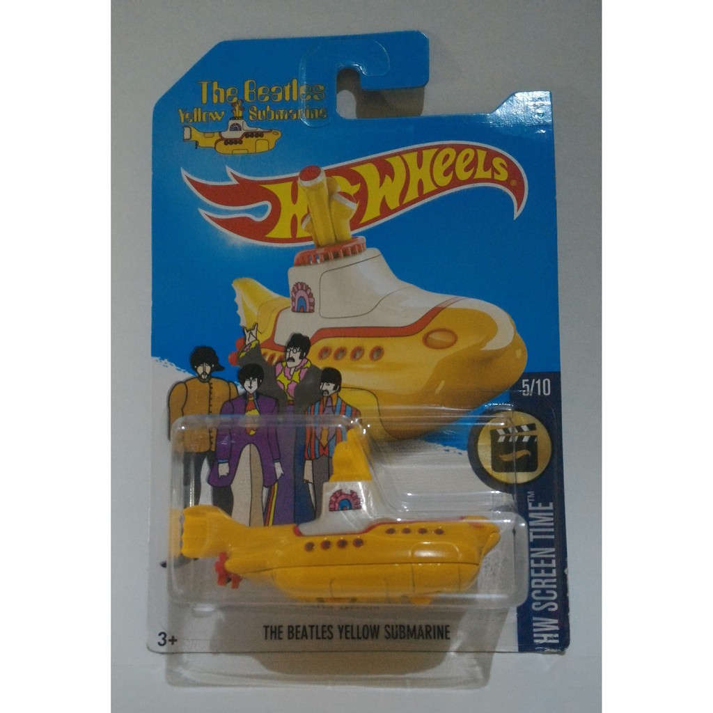 HotWheels THE BEATLES YELLOW SUBMARINE