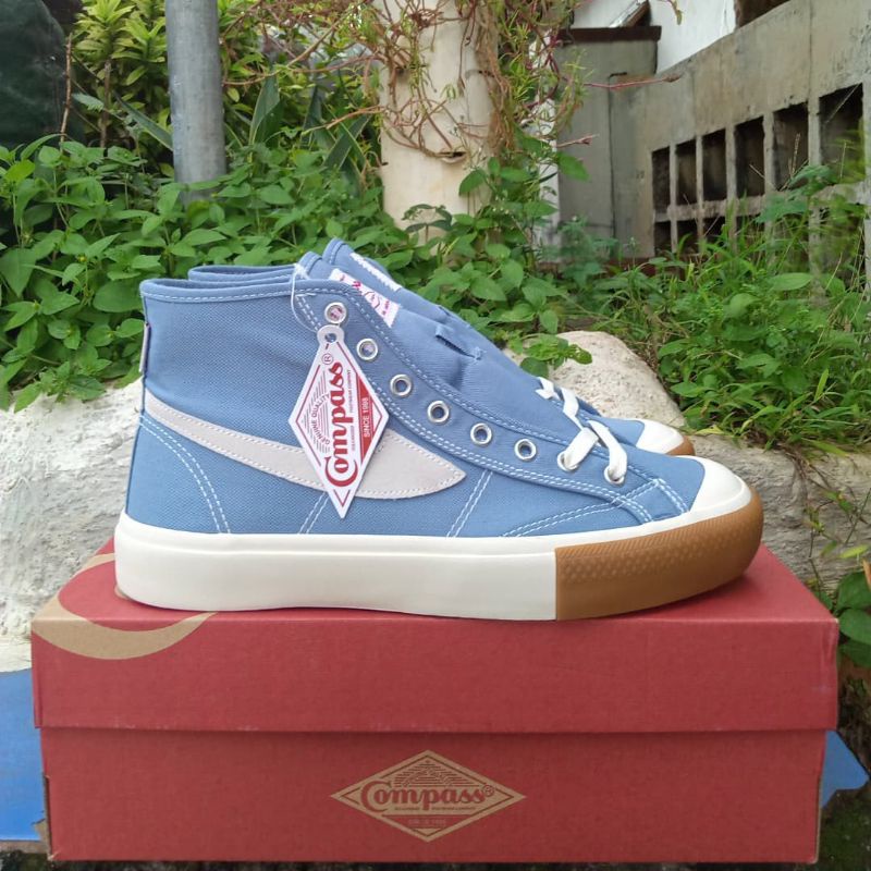 Compass Gazelle Hi / High Blue sky / Bluesky Size 36 37 38 39 40 41 42 43 44