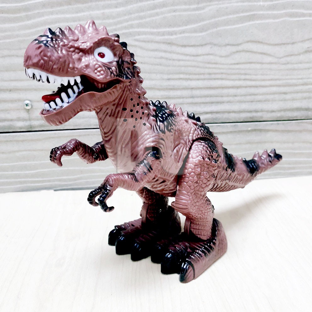 Dinosaur T-Rex Mainan Robot Dino Tiranosaurus Dinosaurus Suara Jalan Mata Nyala