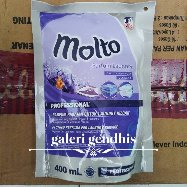 Molto Parfume Laundry 400 Ml - Molto Spray Refill - Parfum Pakaian - Molto Pewangi
