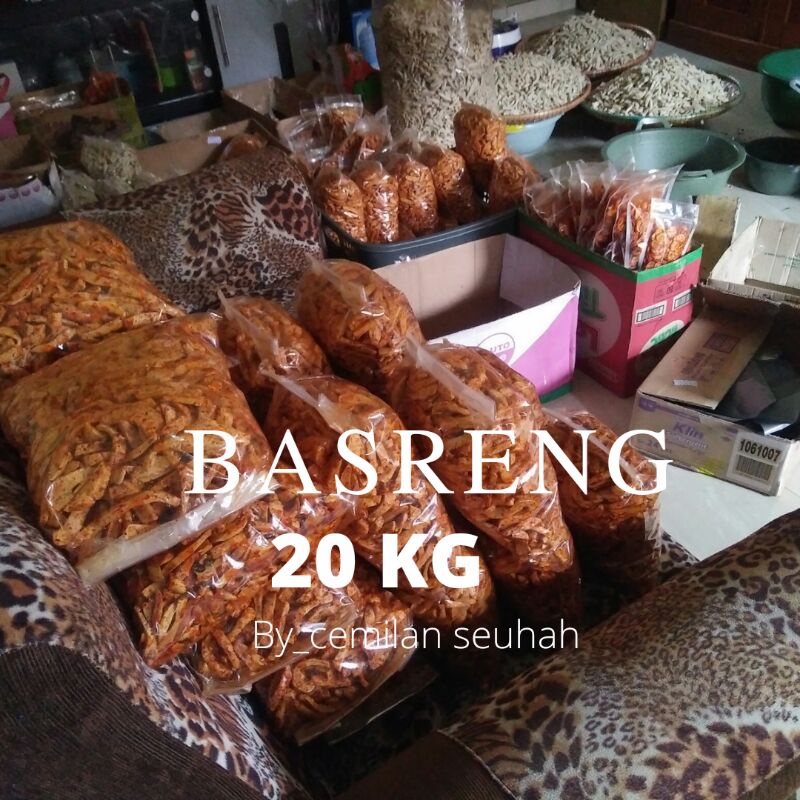 [PAKET RESELLER] Basreng pedas daun jeruk isi 20 kg