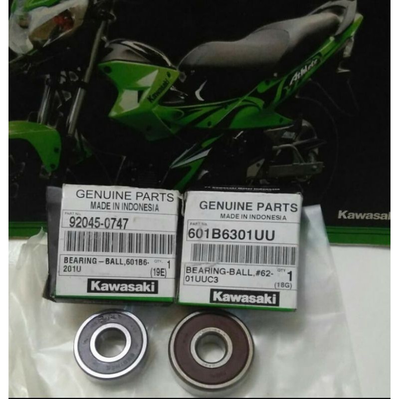 bearing klaher roda belakang Kawasaki athlete original