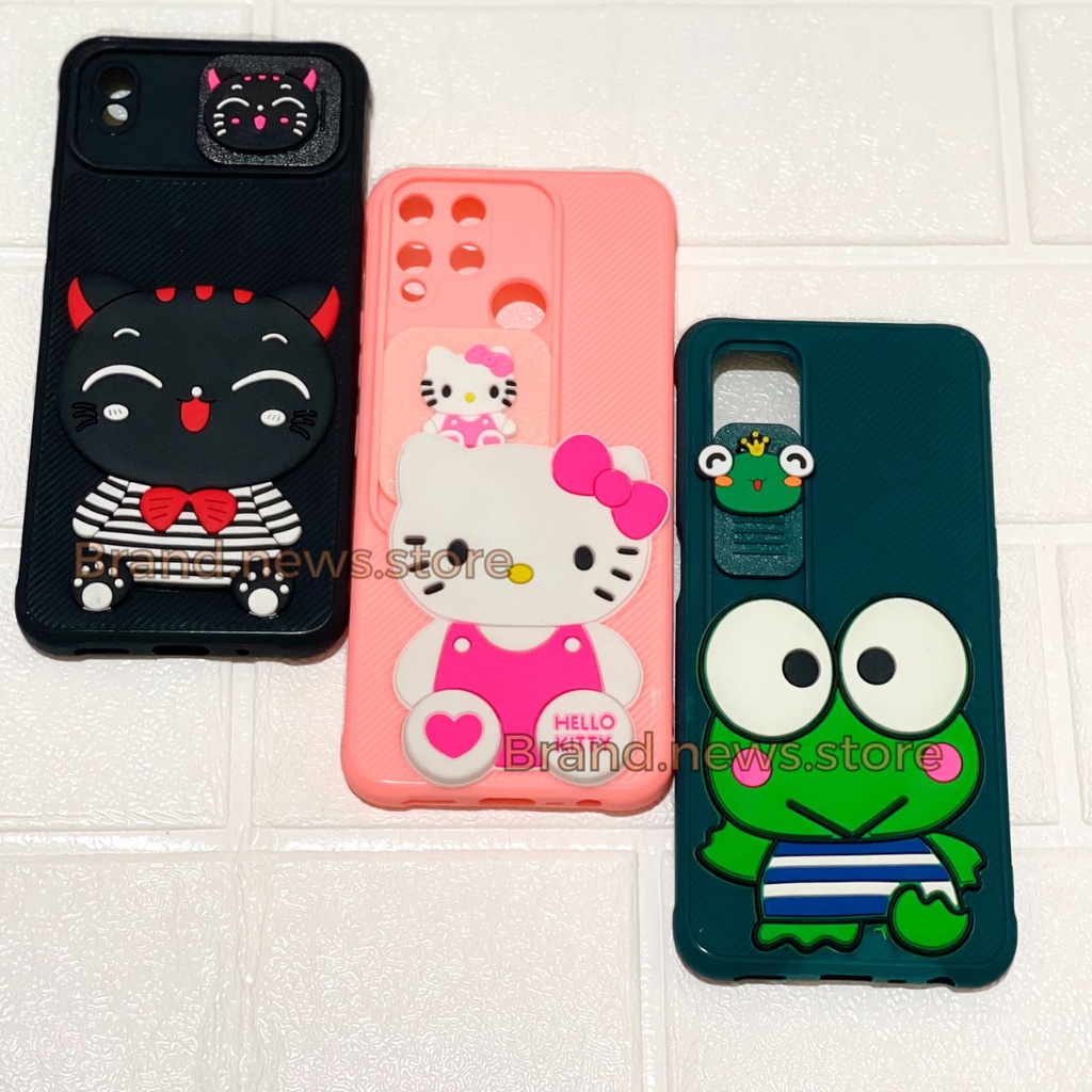 SOFTCASE REALME NORZO 20/NORZO 30A CASING SLIDE PROTECTOR CAMERA BONEKA/KARAKTER/KARTUN/CASE