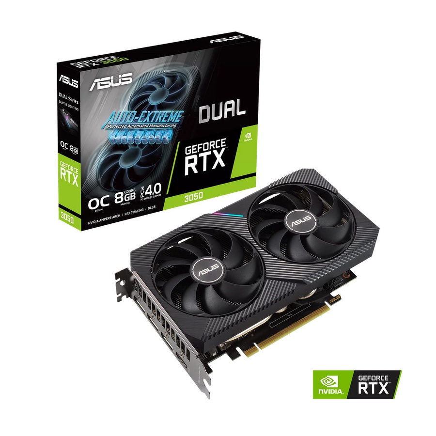 Asus Geforce RTX 3050 Dual OC Edition 8GB GDDR6