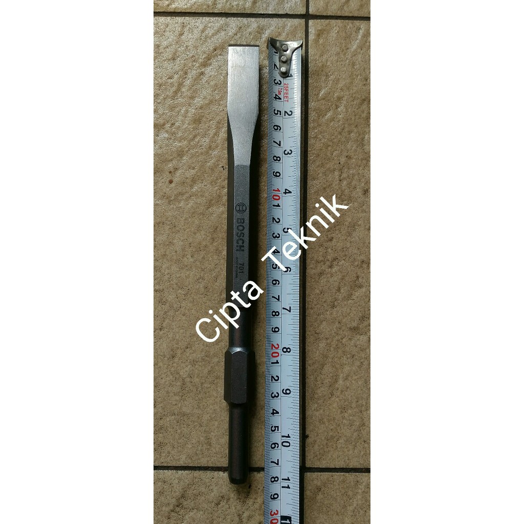 Mata Pahat Pipih Bosch 17mm x 280mm Hexagon / Flat Chisel Hexagon