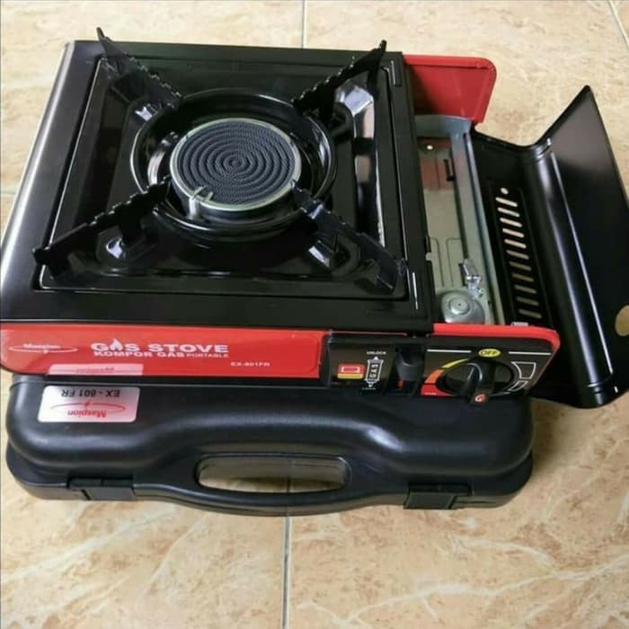 Kompor Gas Portable Gas Bhutane Kaleng Maspion EX 801FR  - 801 FR  Kompor Sushi BBQ Shabu EX801FR