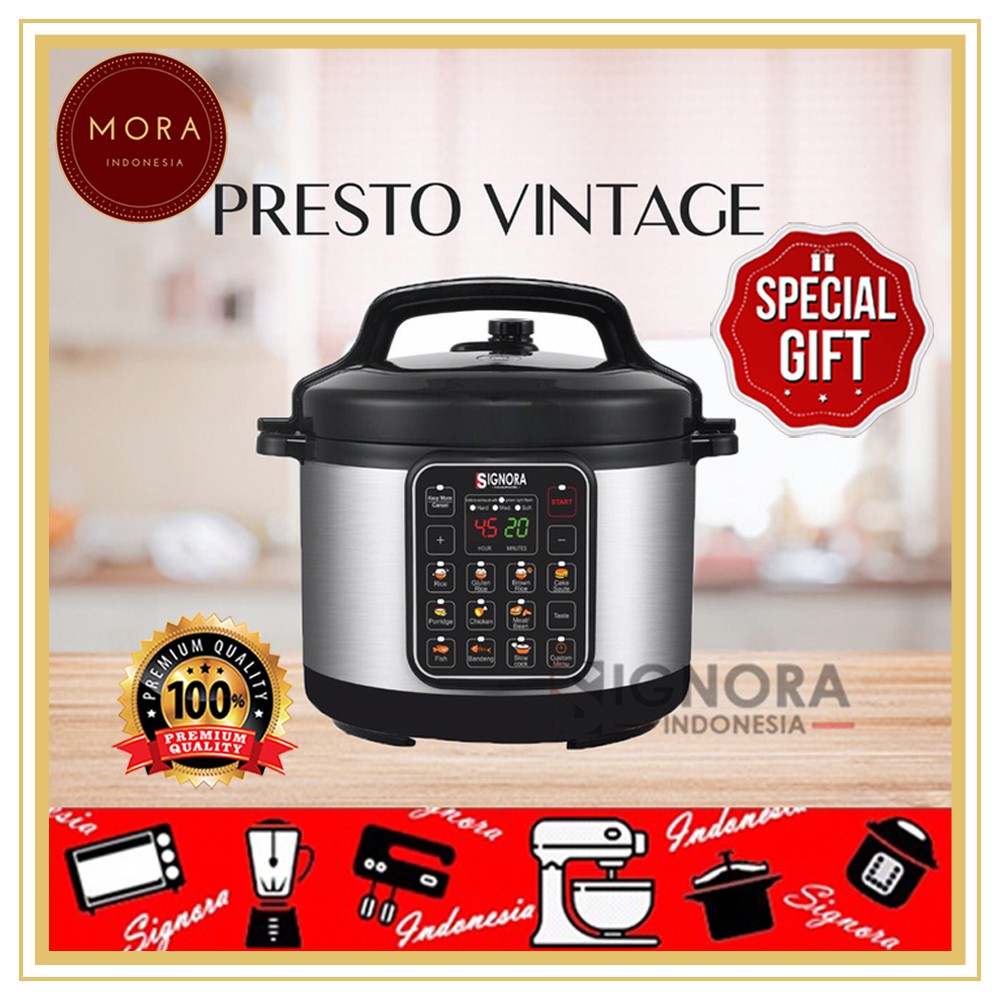 Signora Presto Vintage | penghangat panci presto cooker