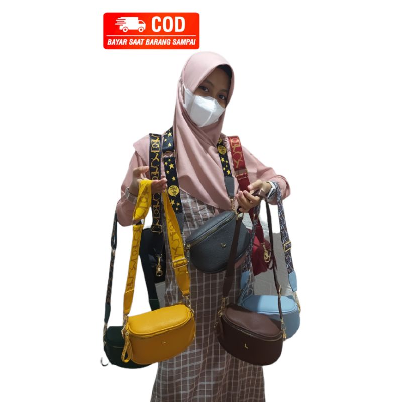 Tas wanita, Slempang papirut,  waistbag papirut sling bag