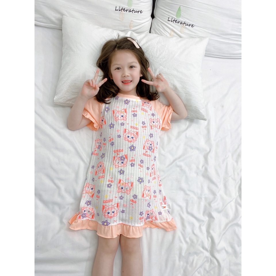 Daster/Piyama dress Princess Anak Perempuan Impor Moitf Kartun