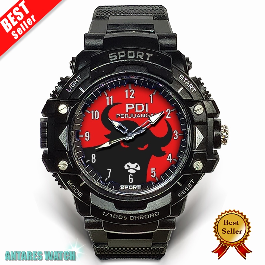 (Exclusive) Jam Tangan PDI PERJUANGAN - 01 (Nice)