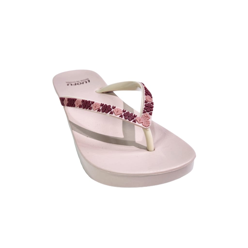 jelly sandal karet jepit wanita luofu murah import sendal cewek E7140B20