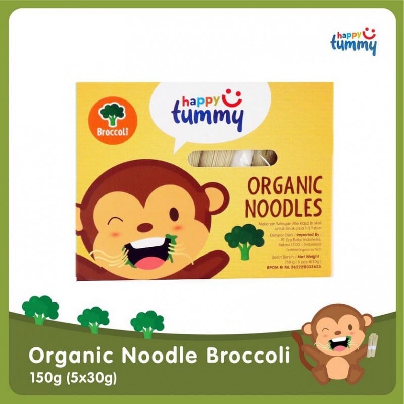 Happy Tummy Organic Noodle 150gr - Mie Organic