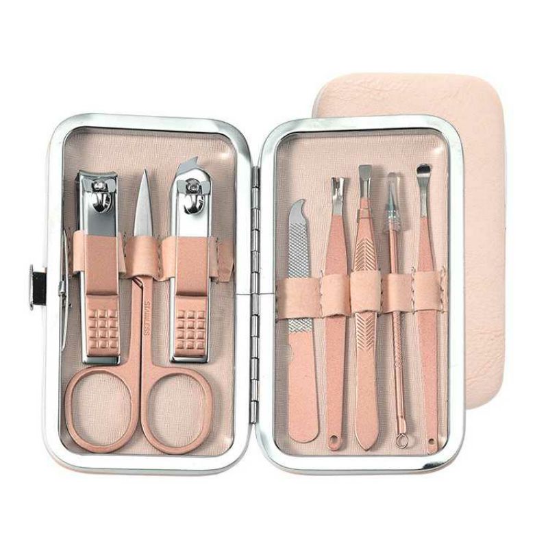 Biutte.co Gunting Kuku Nail Art Set Manicure Pedicure 8 PCs