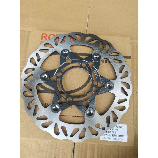 piringan depan rotor uk220mm (jupiterz, mx) atau beat/mio (menggunakan breket)