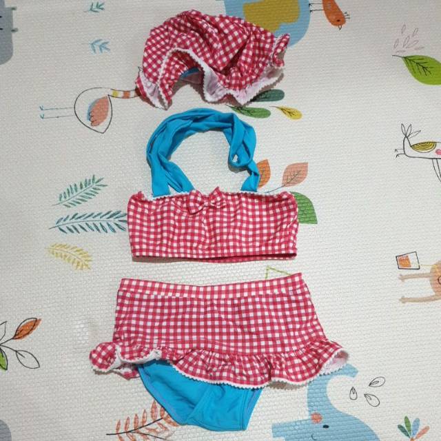 Preloved swimwear kids set (Bikini anak anak)