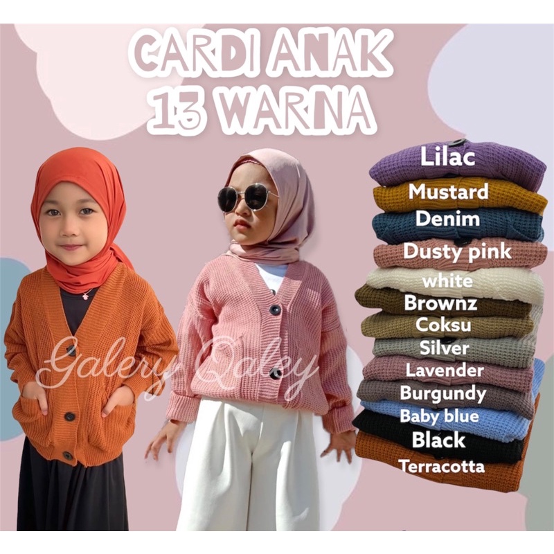 CARDY ANAK / CARDY RAJUT ANAK / KARDIGAN ANAK