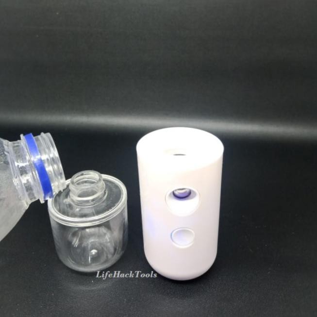 ➺ [UPGRADED] Mini Nano Spray, Nano Mist Sprayer ANTI BOCOR Model Sekrup - Putih-AntiBocor ➣