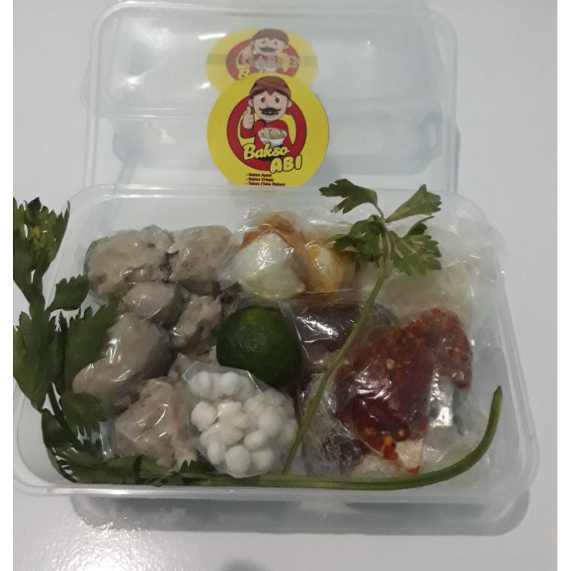 

Bakso halal komplit Instan