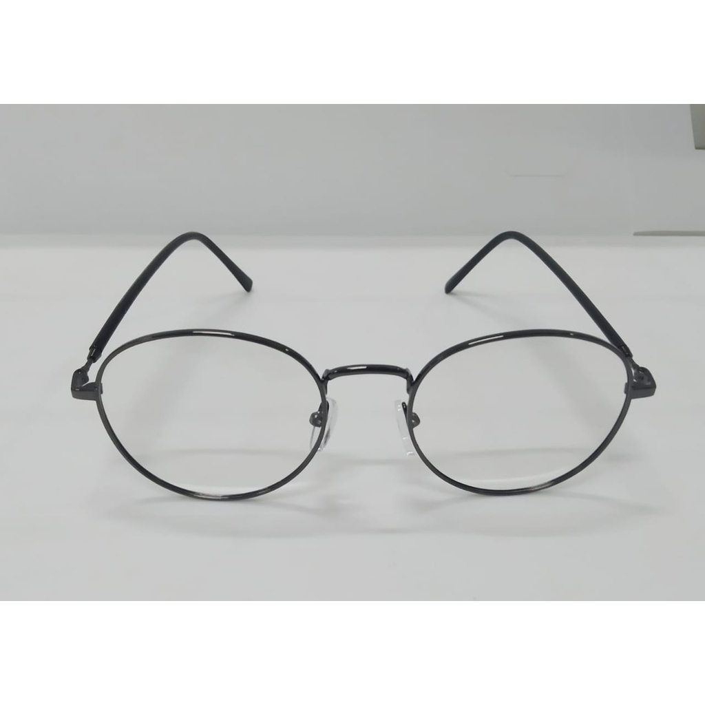⭐Gogoland⭐ Kacamata Photocromic Korea / Anti Radiasi 2 In 1Photochromic Pria Wanita R451-K5 ABU ABU