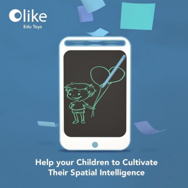 

Olike Drawing Board LCD Papan Tulis Digital Mainan Anak - 8.5 inch Blue Berkualitas