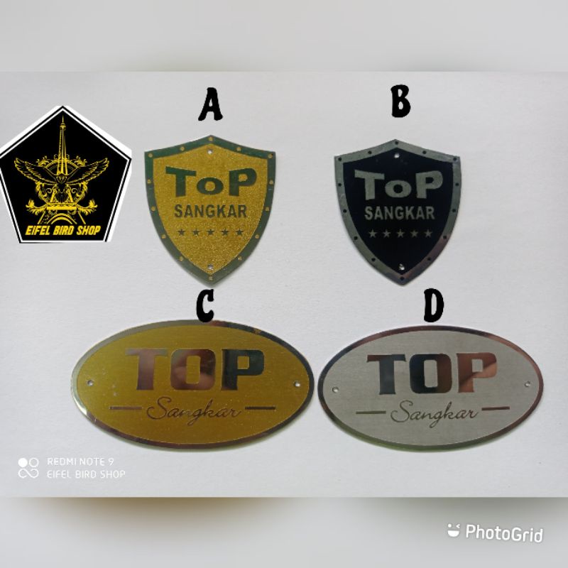 LOGO SANGKAR TOP SANGKAR / EMBLEM SANGKAR MERK TOP SANGKAR