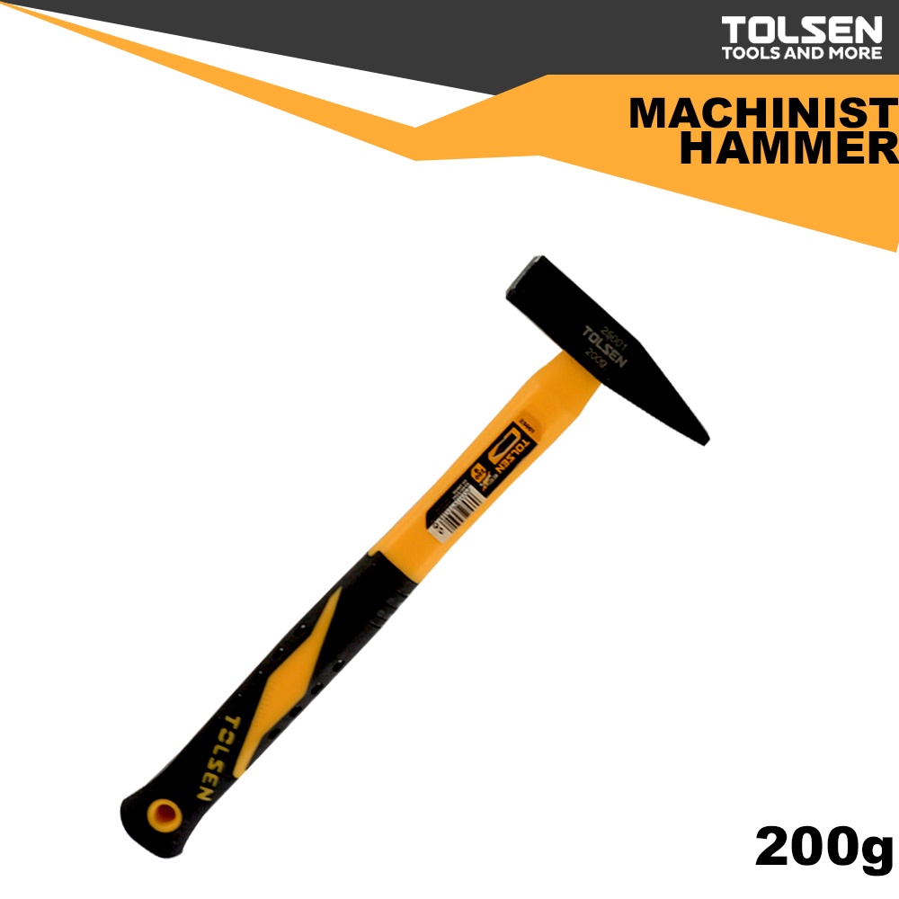 Palu (Machinist Hammer 200gram) - TOLSEN TS25001 - Palu Tukang/Masinis