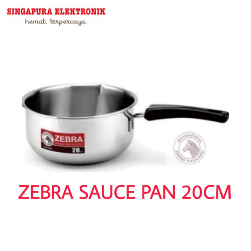 Zebra Saucepan 20cm Panci Stainless ZEB-166306