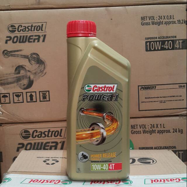 OLI MESIN MOTOR CASTROL POWER 1 / POWER1 1 LITER