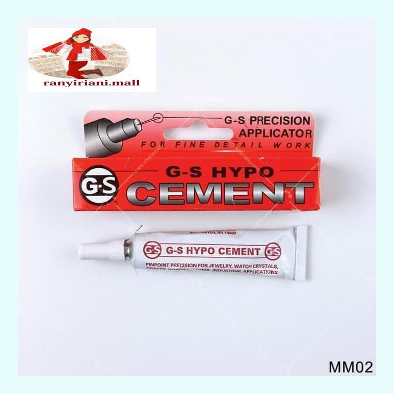 

510Fsjbran Lem Gs Hypo Cement Asli Original Made From America Untuk Kerajinan Rany5Ckhd