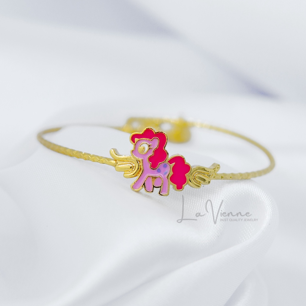 Gelang Anak Titanium Anti Karat - Perhiasan Gelang Aksesoris Anak - All size untuk semua umur - Bisa COD
