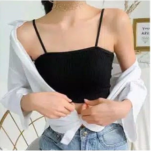 Toply shop Tanktop Rib Crop Emila