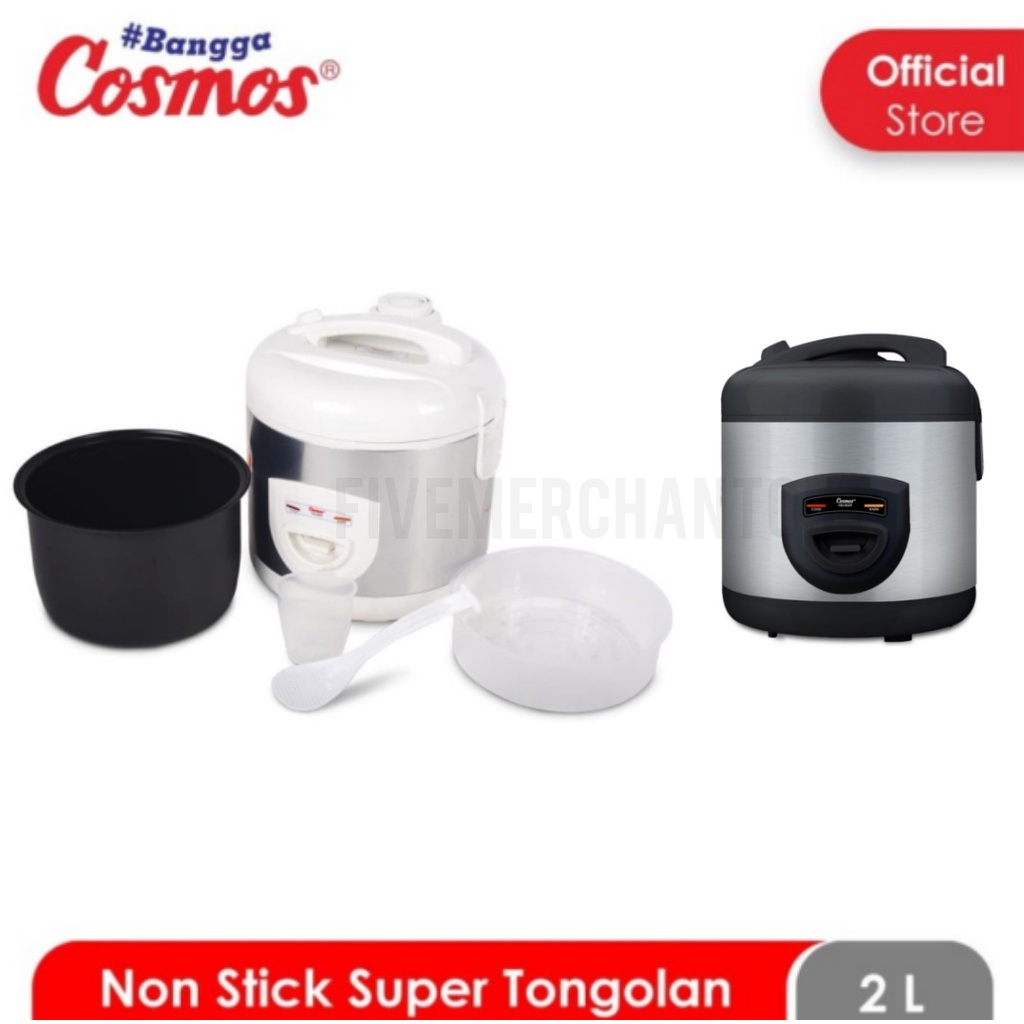 Rice Cooker Cosmos CRJ 8229 2 Liter + Tongolan Magic Com Cosmos 8229 Penanak Nasi Cosmos CRJ-8229