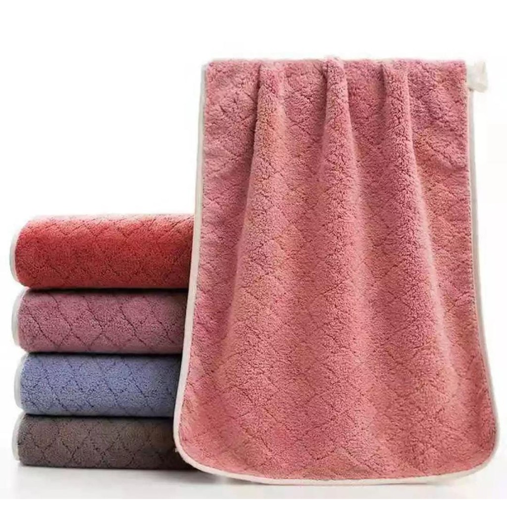 handuk mandi dewasa jumbo latif neo warna random bahan microfiber 140x70cm termurah