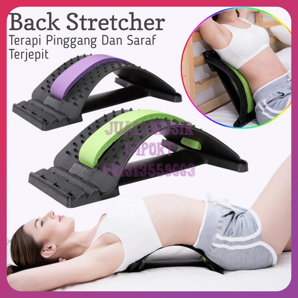 BACKCARE PLUS Alat Terapi Pinggang &amp; Tulang Punggung Belakang - Back stretcher