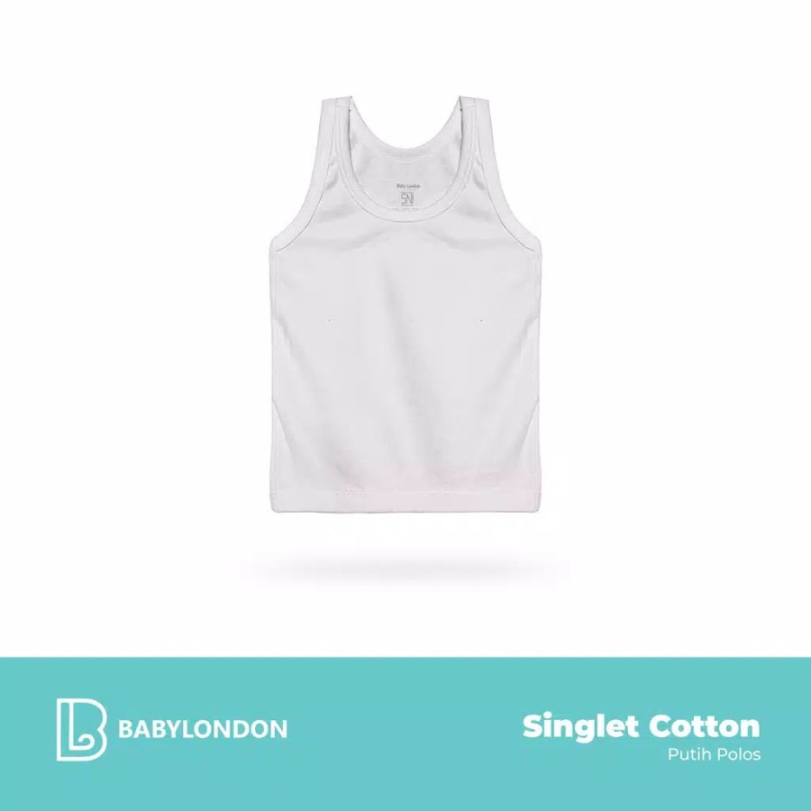 Baby London Singlet Cotton Virgin Polos