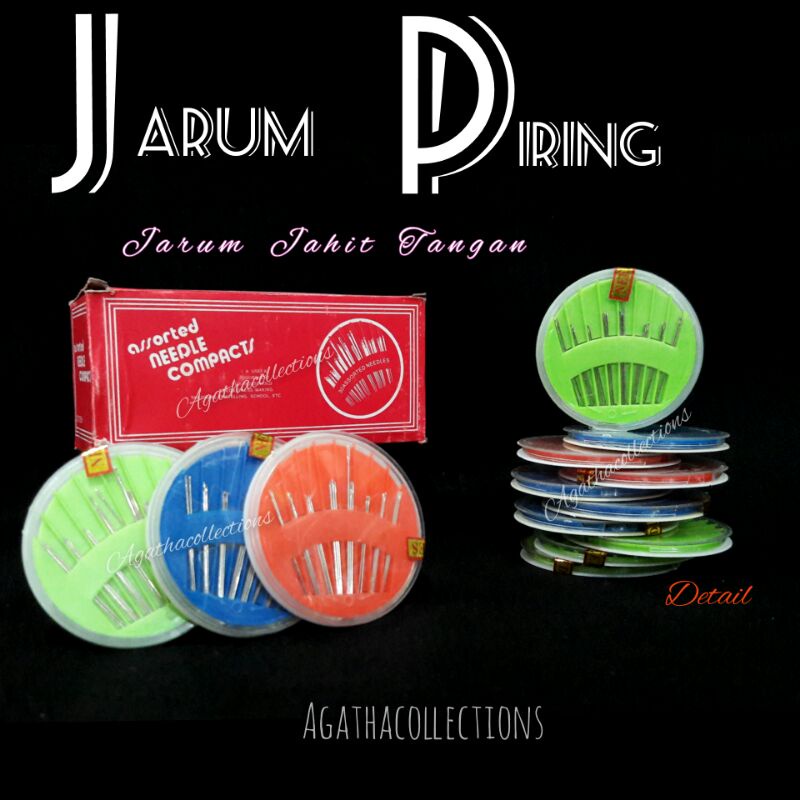 Jarum Piring / Jarum Jahit Tangan / Jarum Gepeng