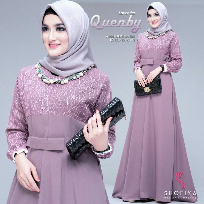 (PROMO)SET SYAR'I BRUKAT JUMBO PRITA MEW MAROON 6 WARNA LAINYA SETELAH HAJI UMROH GAMIS SYARI BRUKAT