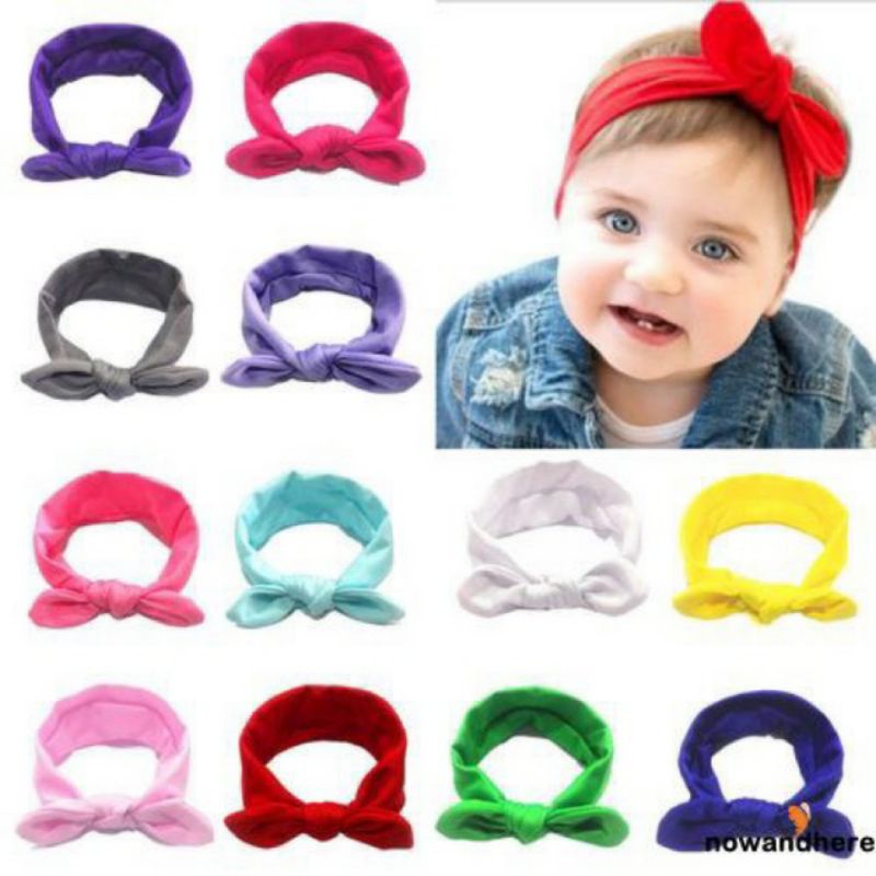 BANDANA PITA POLOS ANAK / BANDO ANAK / BANDANA BAYI / BANDO BAYI / HEADBAND ANAK