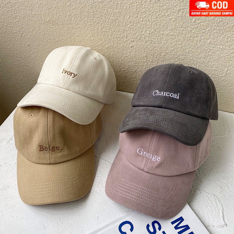 NEXTSTOP-237 Unisex Topi Baseball Pria Wanita Outdoor Bordir Simple Bahan Lembut Musim Panas