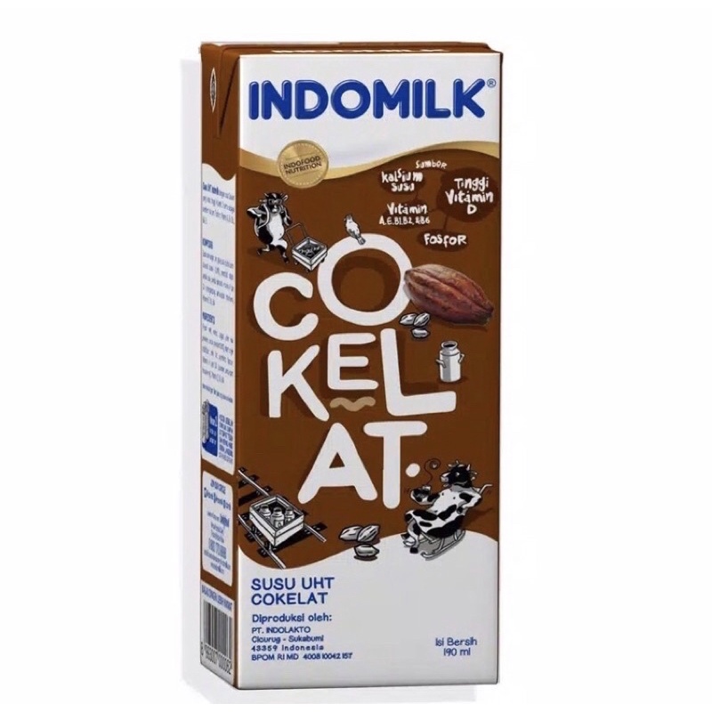 

Susu Indomilk Coklat 190 ml 1 pcs