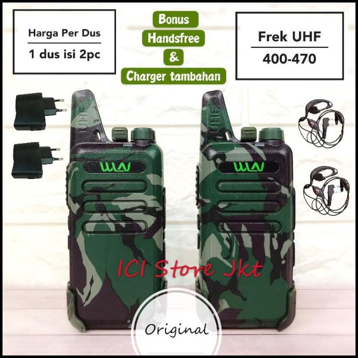 Radio Ht Wlan Loreng Hijau Army / Ht Wln Loreng Hijau Army Isi 2 Pc