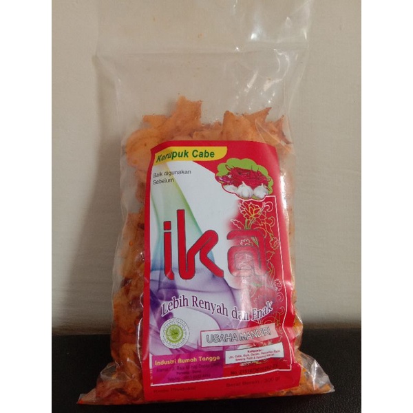 

Kerupuk Cabe Ika / Keripik Dumai / Keripik Cabe Dumai