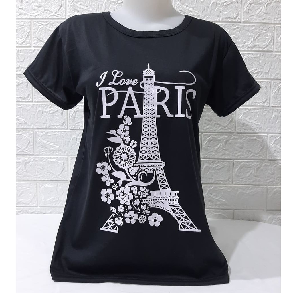 kaos cewek cantik Paris harga grosir