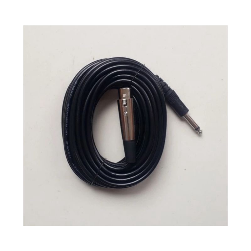 Kabel mic 5m+ jack Kabel microphone 5m+jack